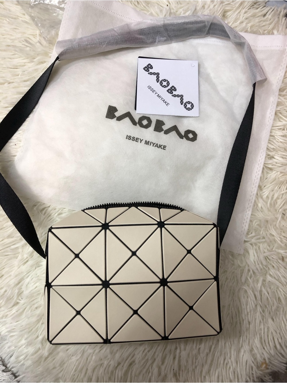 BAO BAO ISSEY MIYAKE Cuboid Geo Zip Crossbody Bag